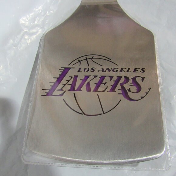 NBA LA Lakers Purple Handle Sportula Grilling Spatula by YouTheFan - Picture 3 of 4